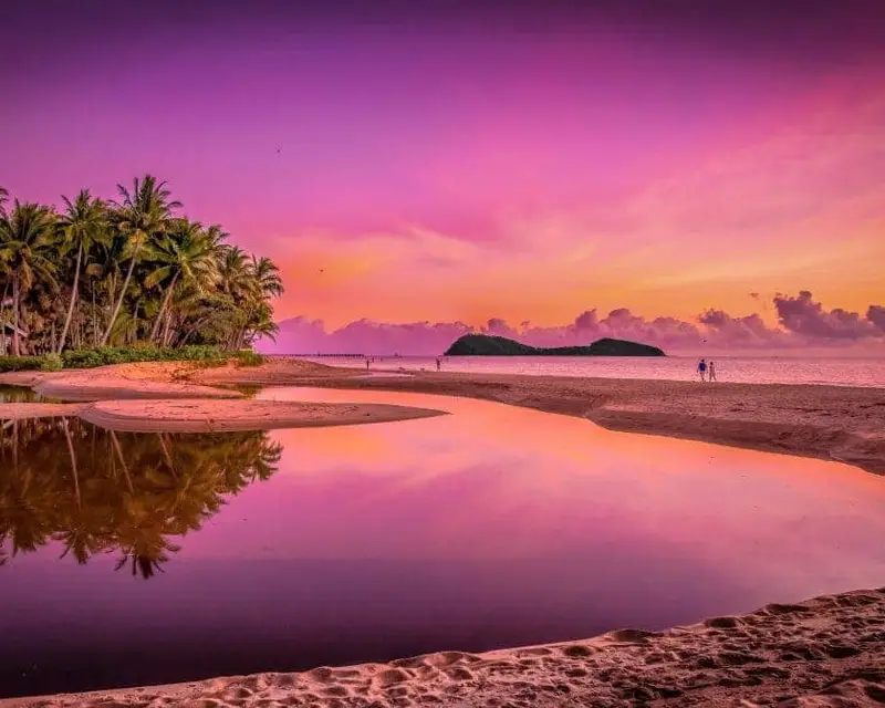 Stunning sunset view outside Alamanda Chapel