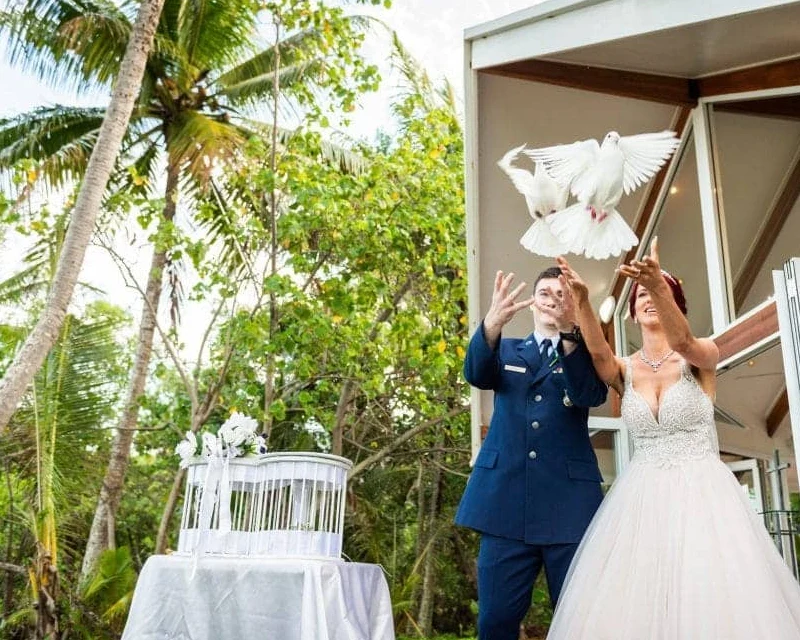 Cairns Wedding Dove Release